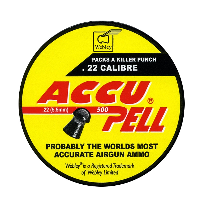 Webley Accupell .22 Pellets x 500