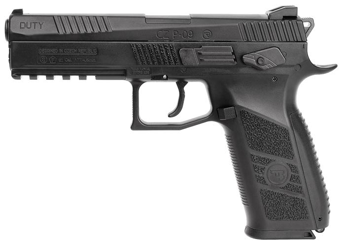 ASG CZ P-09 Duty Black - 177 Pellet Air Pistol